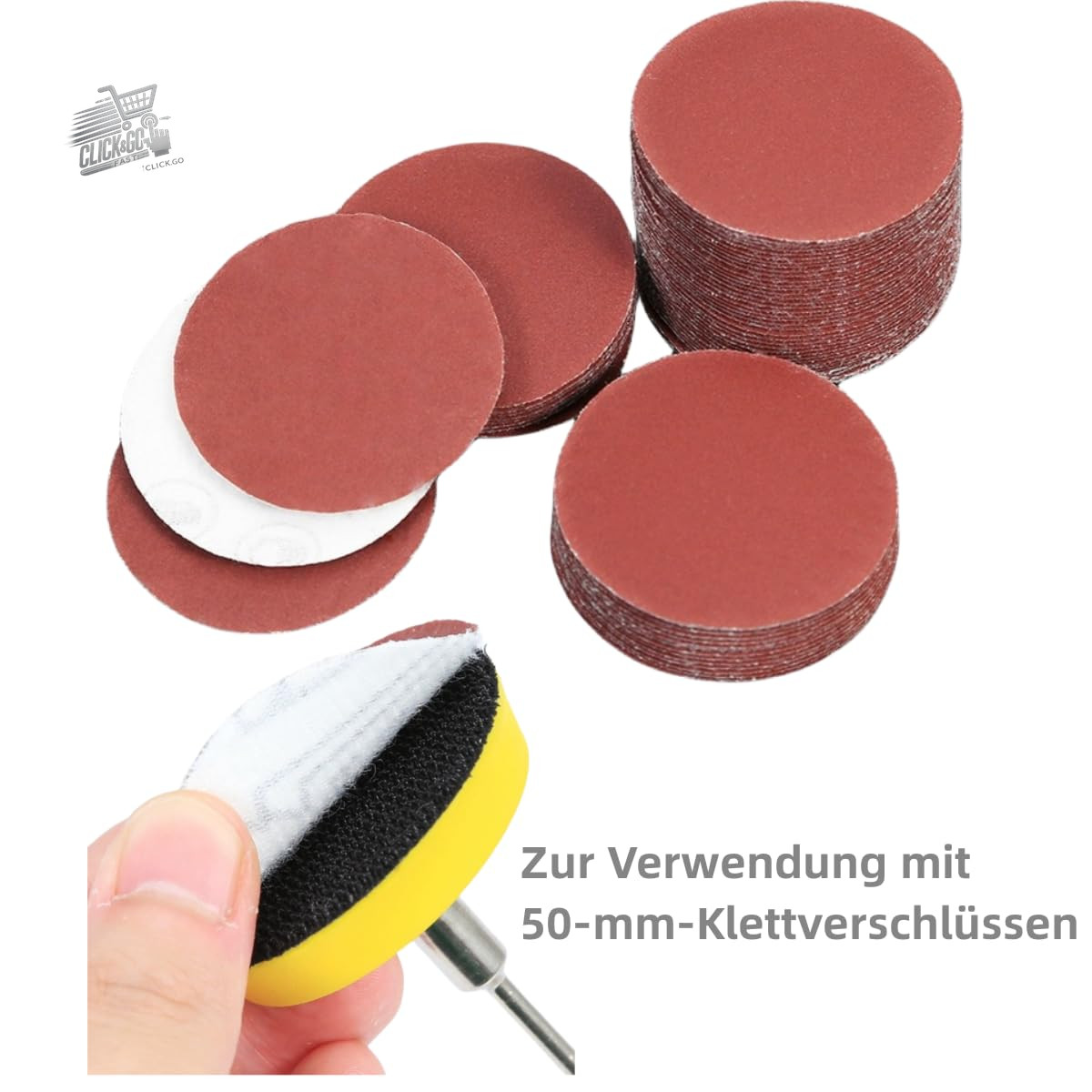 120 sanding discs 50mm sandpaper grain 3000 polishing wood metal glass