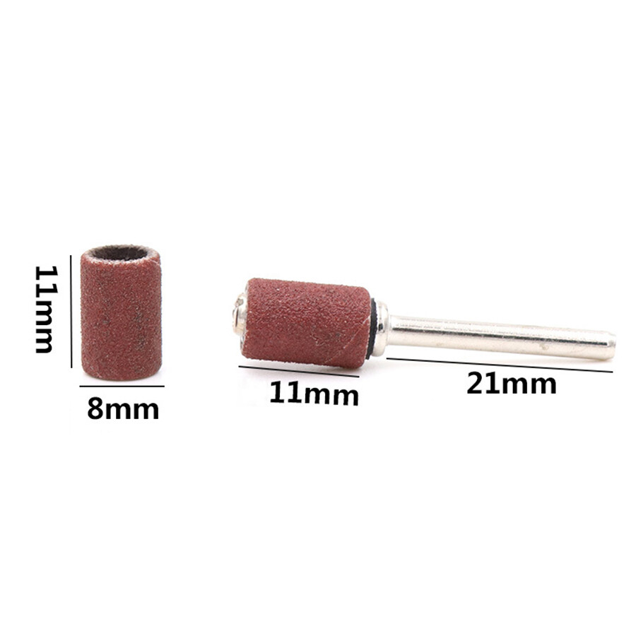 80 – 600 Grit Sanding Bands Drum Sleeves Dia 8mm / 15mm For Dremel Rotary Tools