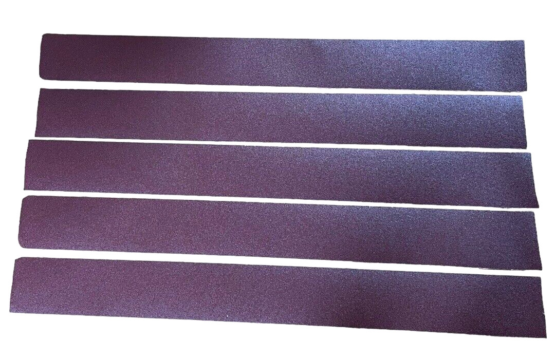 TJ113 Medium Sandpaper Strips, 100 Grit Aluminum Oxide JB5 40” x 4 1/2″ – 5 Ct