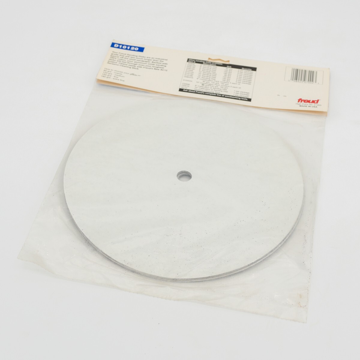 Freud 10″ Sanding Disks, 120 grit, (5 pack)