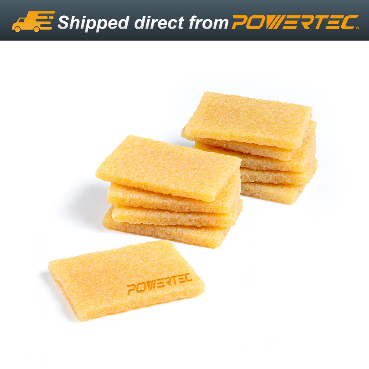 POWERTEC Abrasive Belt Cleaner for Sanding Belts, Discs & Sandpapers, 10 Pack