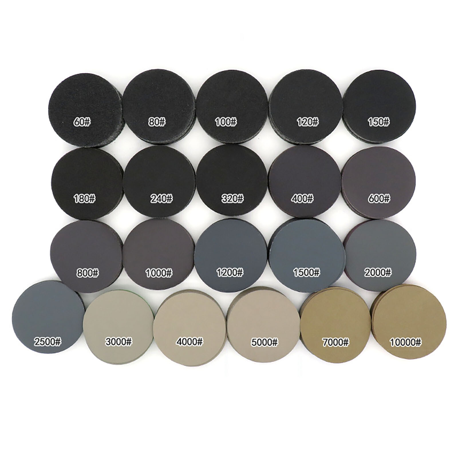 1″-25mm Wet & Dry Sanding Discs Sandpaper Orbital Hook & Loop Pads Grit 60-10000