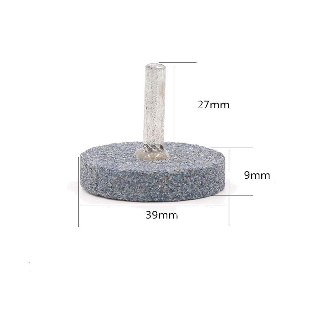 6 Pack 3 Shapes Abrasive Grinding Stone Mounted Grinding Bits 1/4 Inch Shank