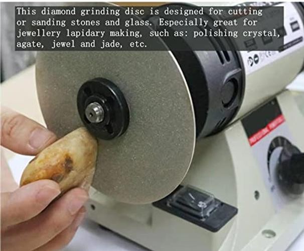 Diamond Flat Lap Disc Set 10 PCS, ENLAYER 4Inch Diamond Polishing Disc