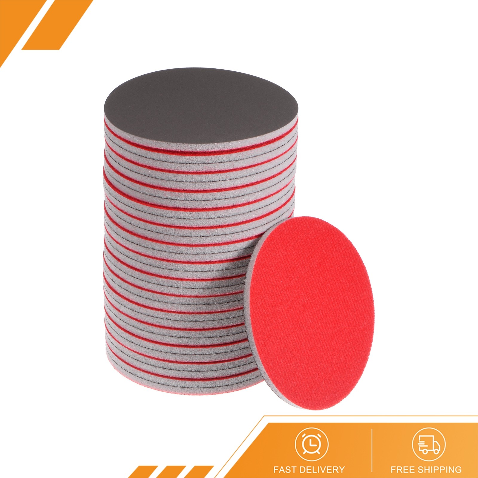 30pcs – 3000 Grit Sanding Sponge 5 Inch Hook Loop Sponge Sanding Disc Wet/Dry