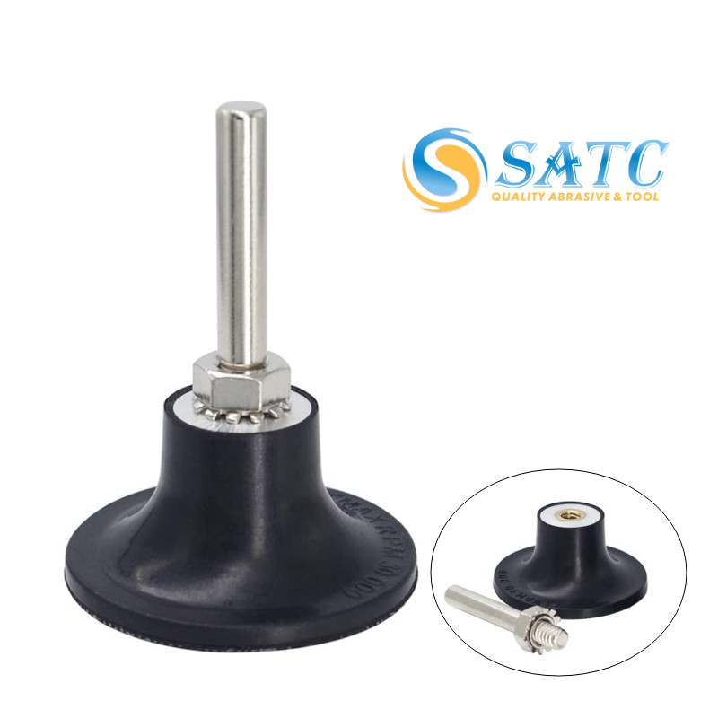 2Inch Quick Change Roll Lock Sanding Discs Pad Holder Adapter with 1/4″ Shank