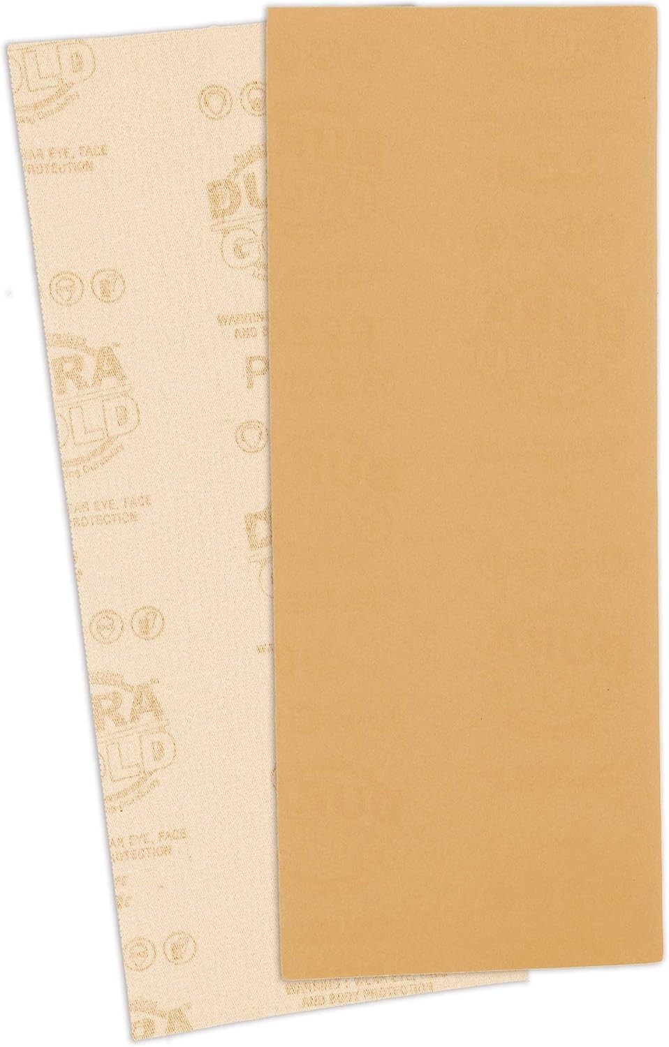 1/2 Sheet Size Gold Sandpaper with Hook & Loop Backing, 3 Each 80, 120, 150, …