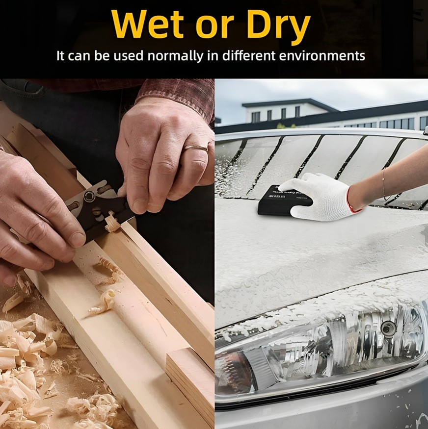 12x Flexible EVA Foam Sanding Block Kit Wet Dry for Automotive Body Wood Repair