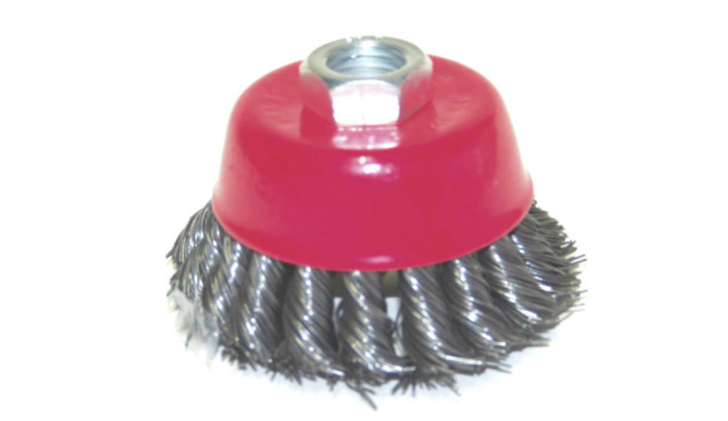 4 pcs 3″ Twist Cup Wire Wheel Brush 5/8″ Arbor H-D Fits Most Angle grinders