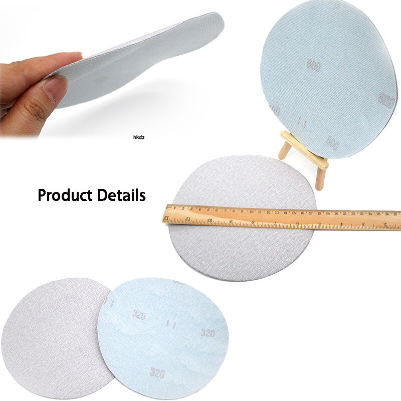 7 Inch 180mm Dry Sanding Discs Hook&Loop Sandpaper Sander Pad Sheet 60-1000 Grit