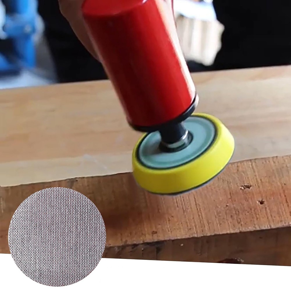 125/150/180mm Mesh Sanding Discs 60-1000P Grid Sandpaper Pads Hook And Loop