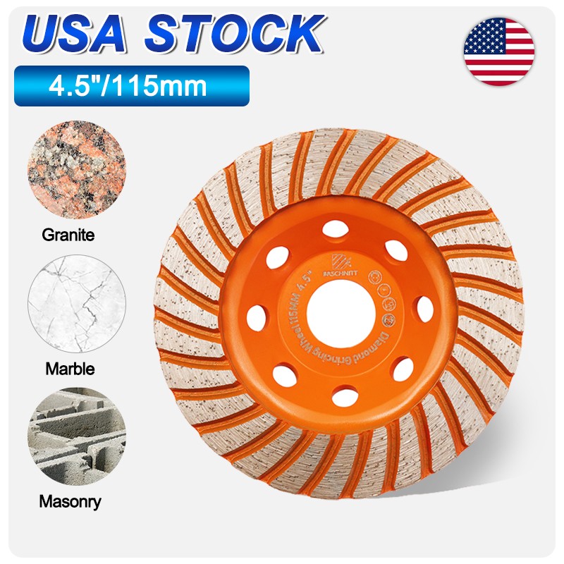 Diamond Grinding Wheel Arasive Plate Sanding Disc for Marble Granite Paver 4.5”