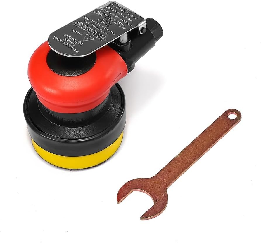 3″ Mini DA Air Sander for corner,3 Inch Finishing Palm Pneumatic Sander Tool