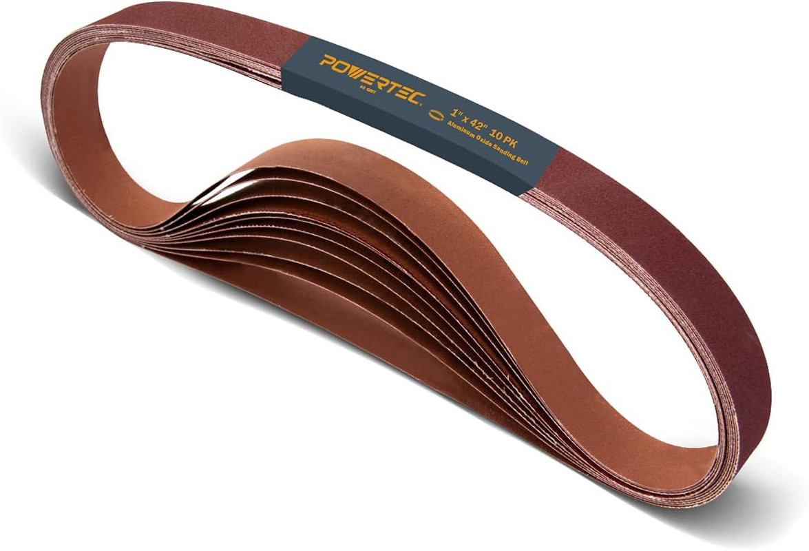 414204A 1 X 42 Inch Sanding Belts, 40 Grit Aluminum Oxide Belt Sander Sanding Be