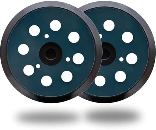 2 Pack Replacement Sander Pads for 5″ Dewalt Sander, 8-Hole Hook and Loop Sandin