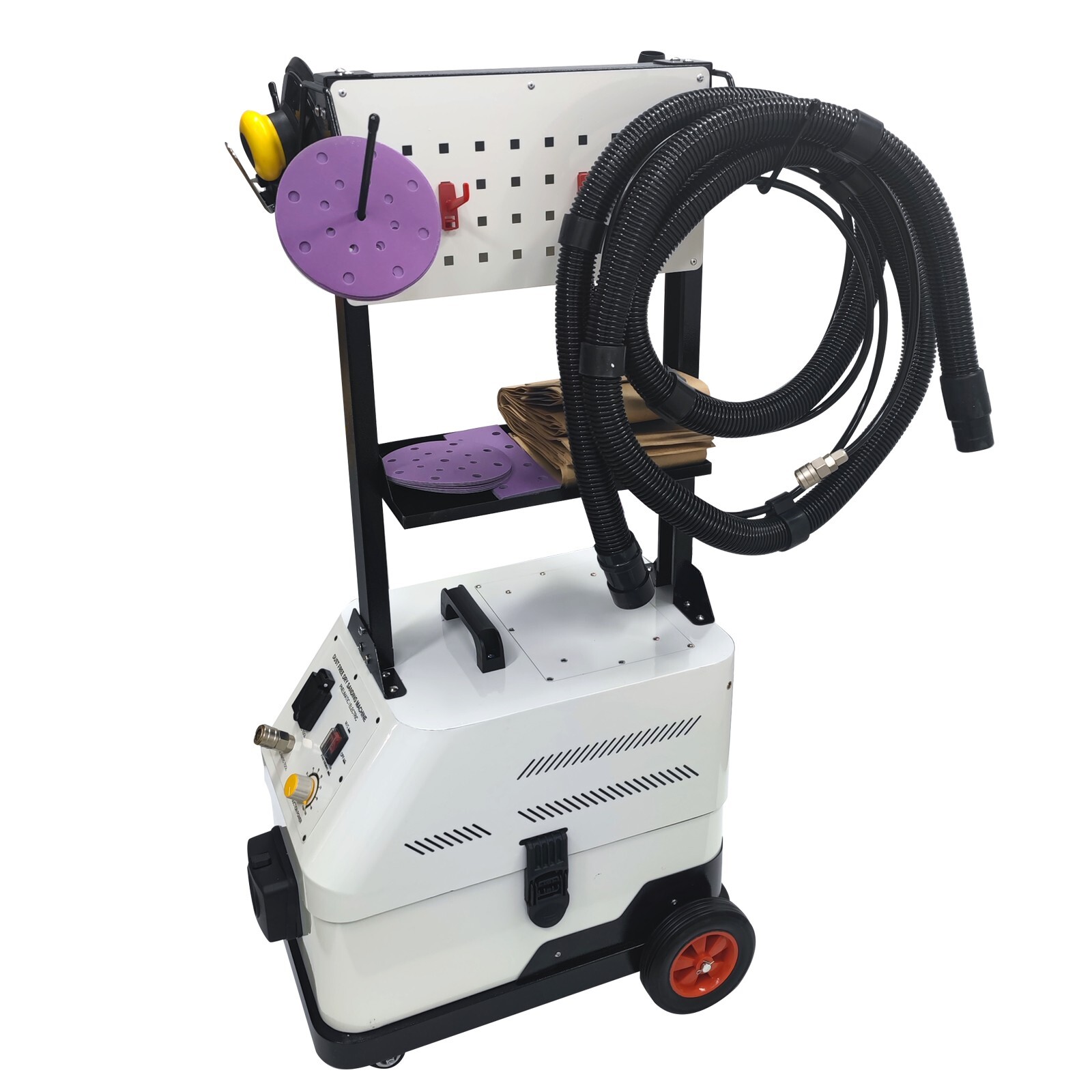F7 Pneumatic Two Senders Dust Free Sanding Machine Car Repair110V 1400W 12000rpm