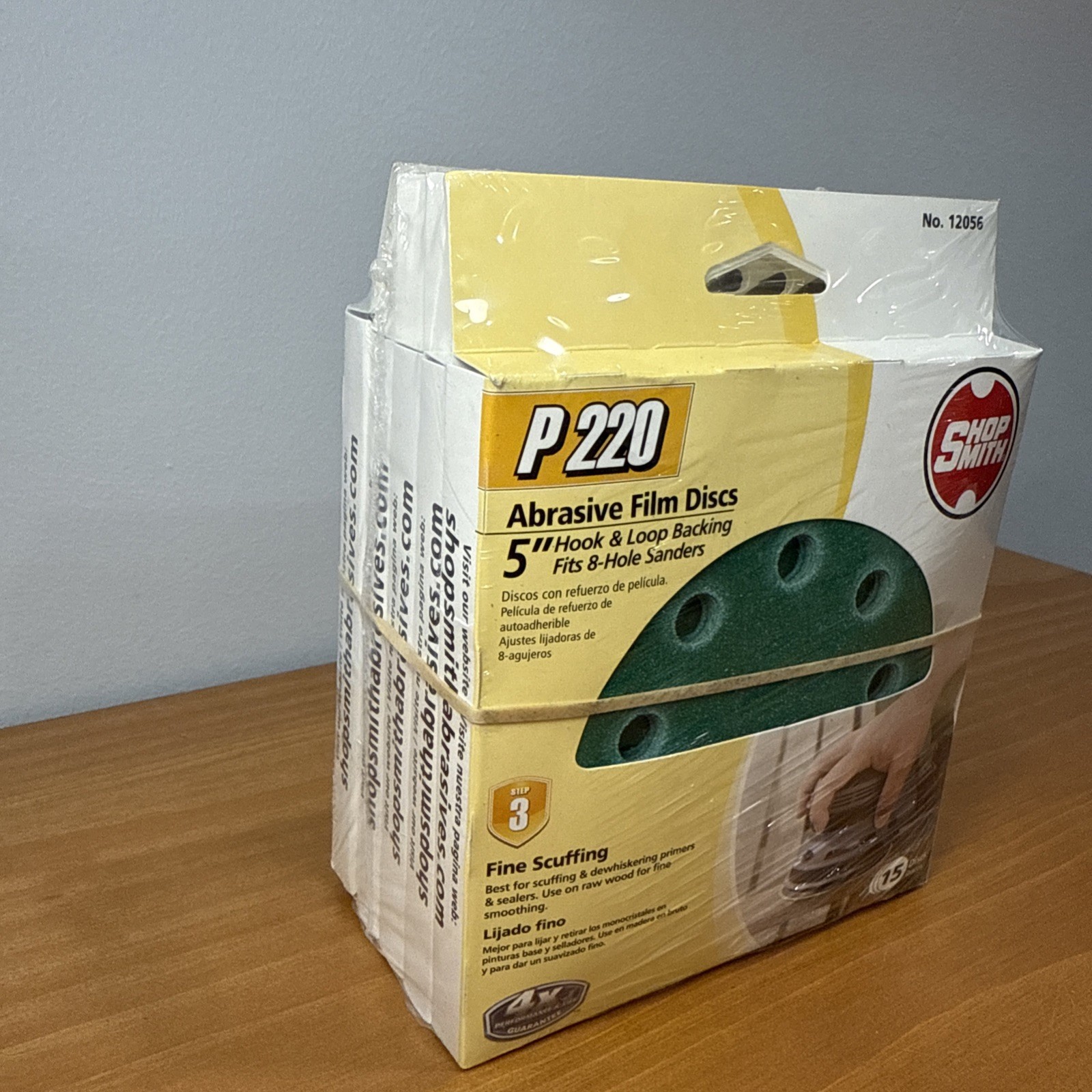 Please Read – Shop Smith Abrasive Film Sanding Discs – 160-180. Mislabeled PKG