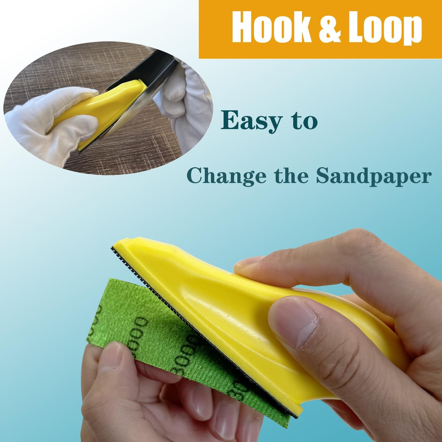 Micro Detail Sander Paper Kit 90 PCS Wet Dry Sandpaper (Grit 320 5000, Grey
