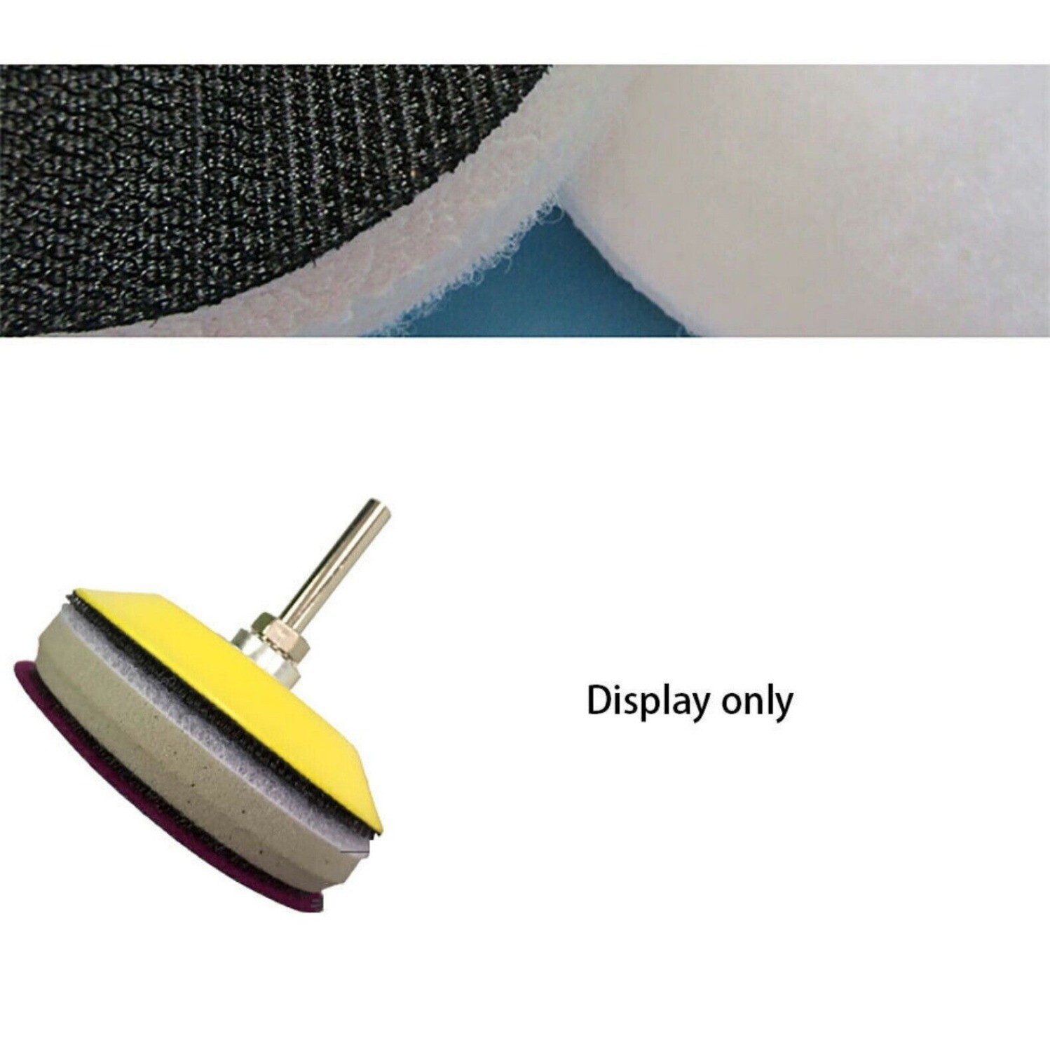 3 in Hook & Loop Sponge Foam Interface Buffer Backing Pad 75mm Sanding Polishing