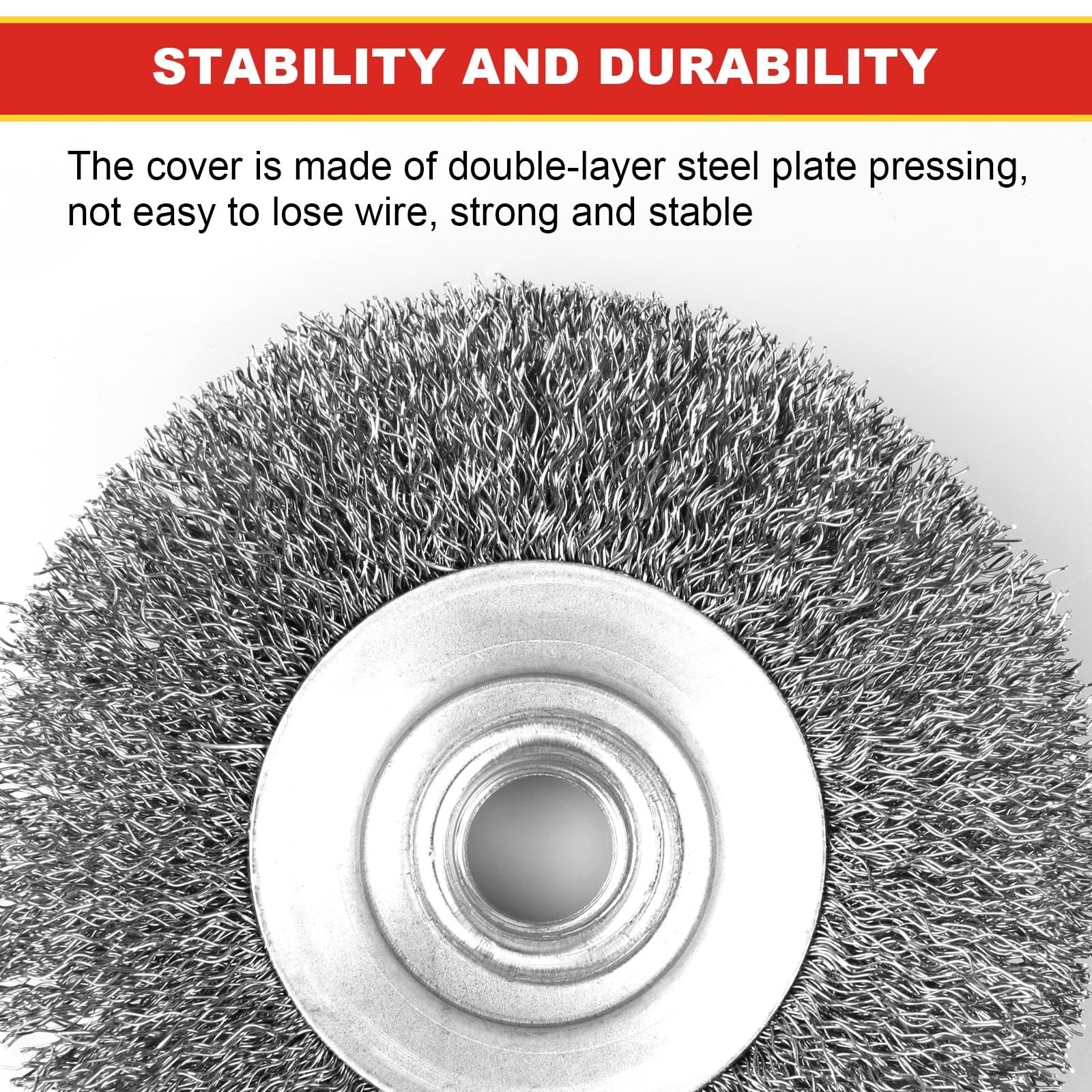 LSTOPGO 2 Pack 4 Inch Wire Cup Brushes for Angle Grinders