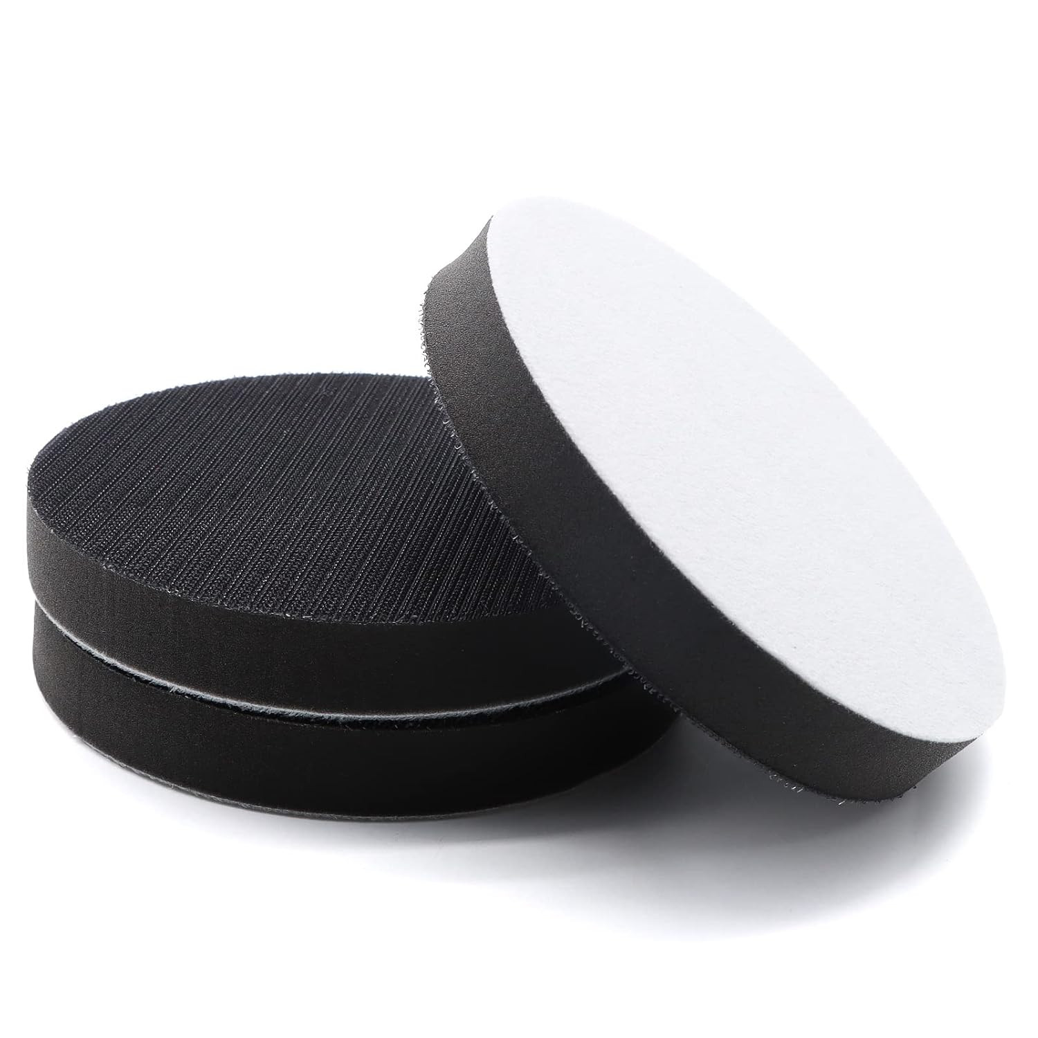 3 Pack Interface Pads, 6 Inch Hook and Loop Soft Density Sponge Cushion Buffer B