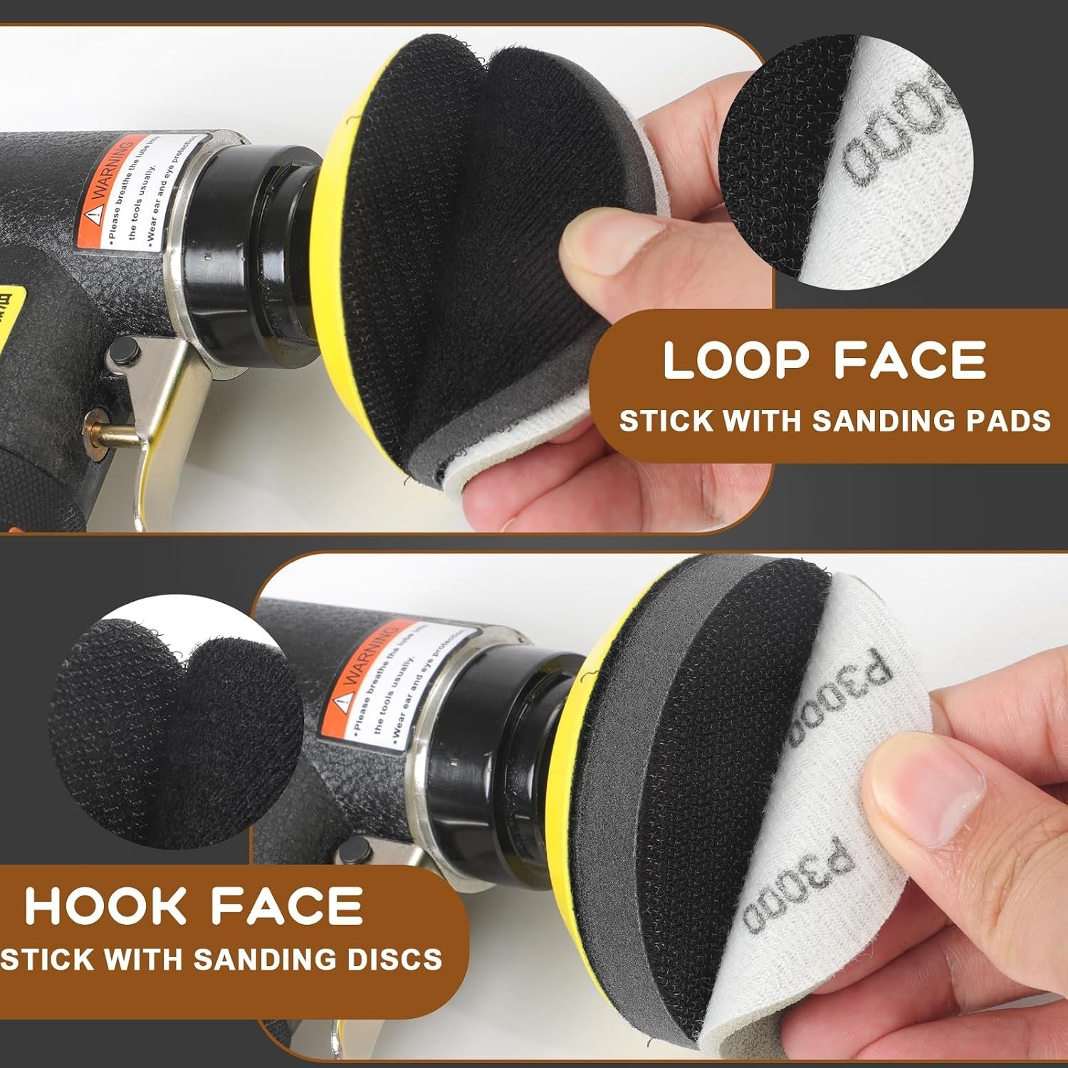 2 Inch Interface Pad: 9 Pack Hook & Loop Foam Sanding Discs Backing Pads Replace