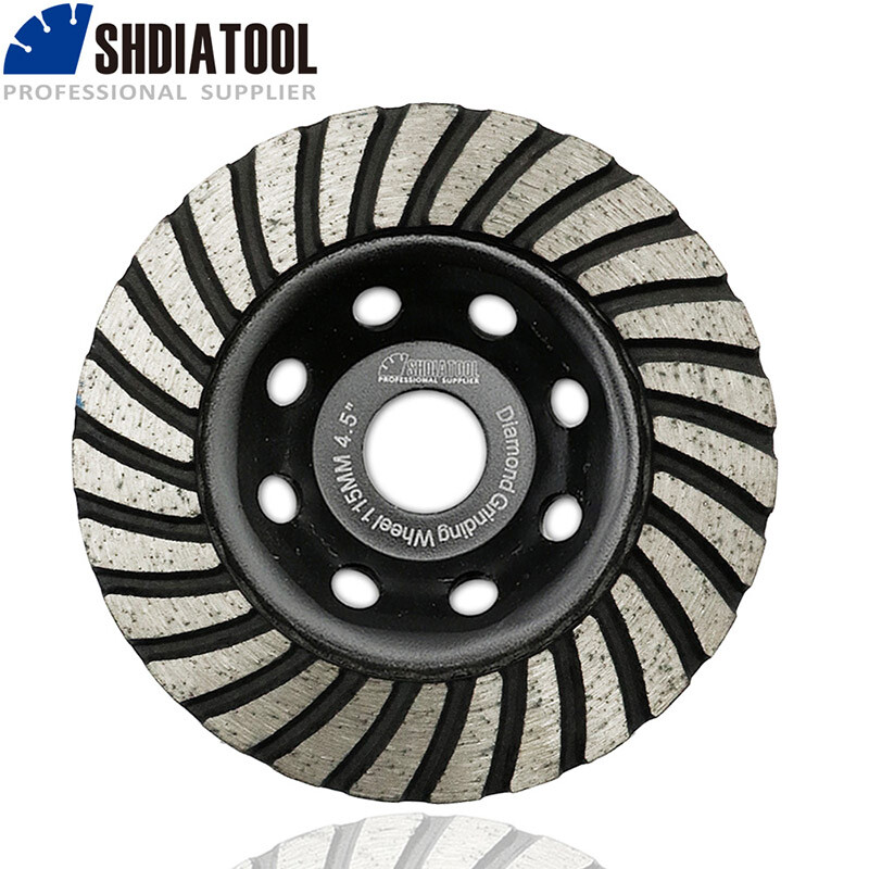 4.5” Diamond Grinding Cup Wheel for Granite Marble Concrete 115mm Sanding Disc