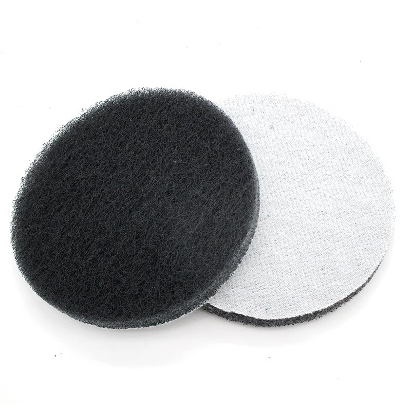 4″ 100mm Hook & Loop Scouring Pad Flocking Sanding Discs 240-3000 Grit Polishing