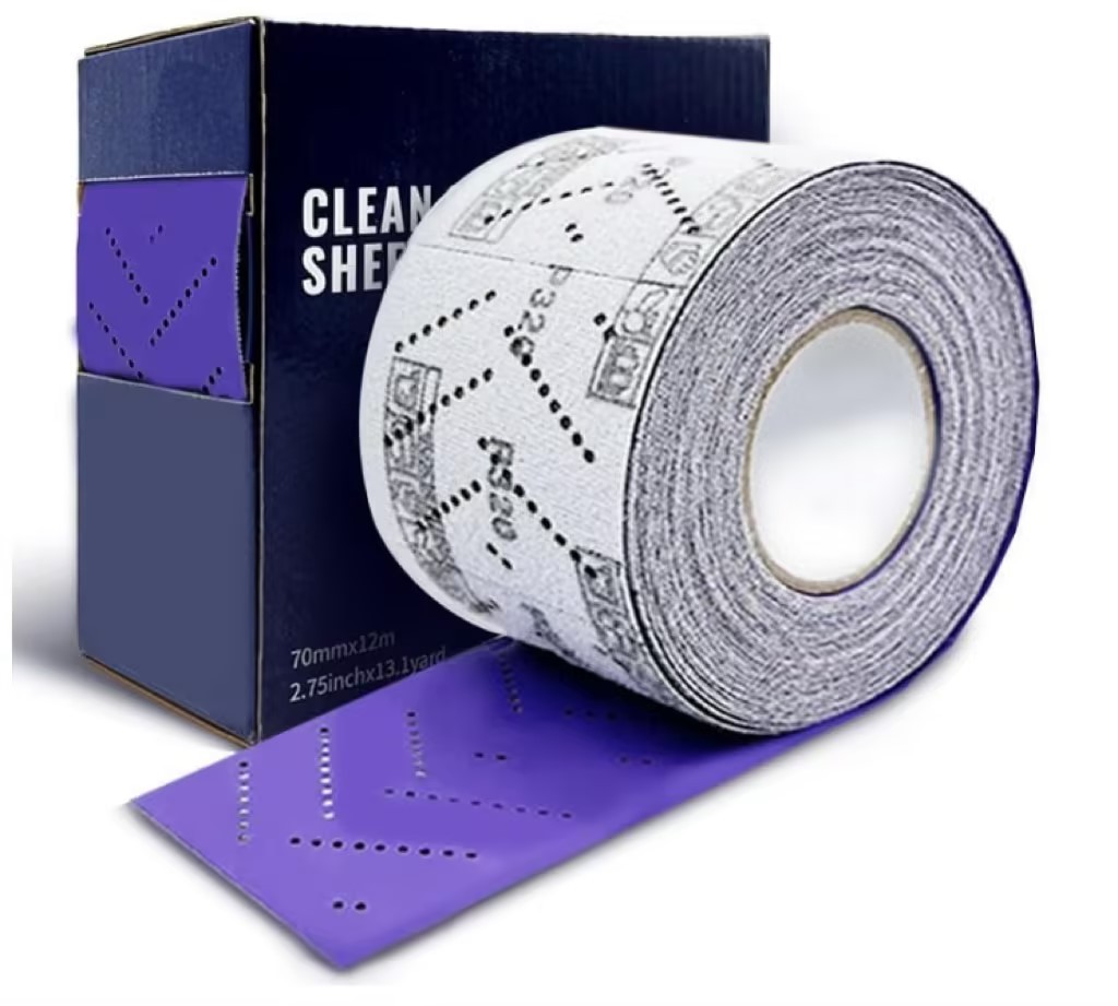 12Meter Sanding Roll – 220Grit Ceramic Aluminum Oxide, 70mm Wide Clog-Resistant