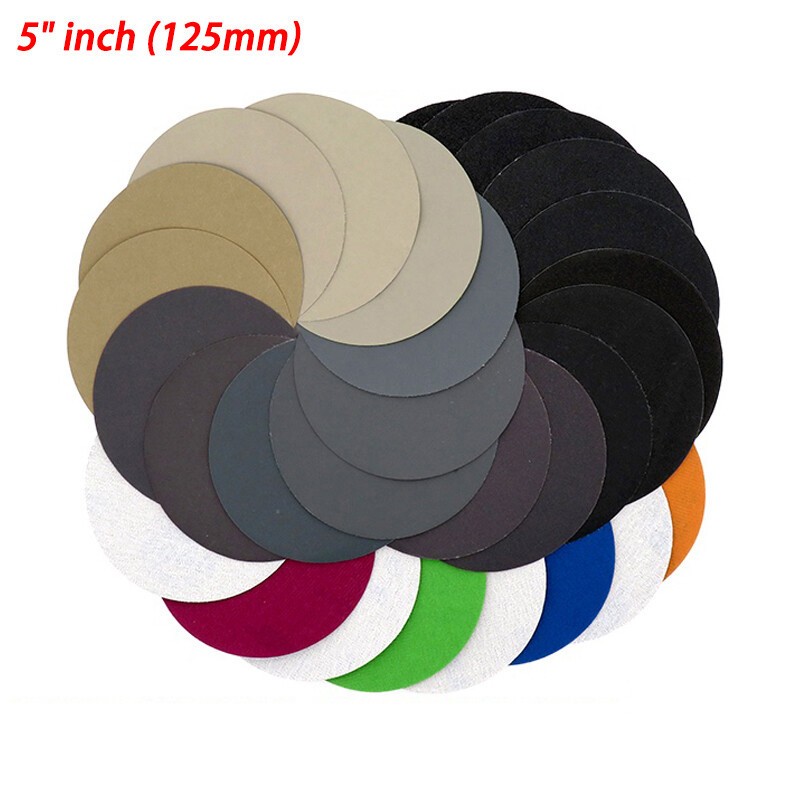1″ – 7″ inch Flocking Sandpaper Hook & Loop Wet Dry Sanding Paper 60-10000 Grit