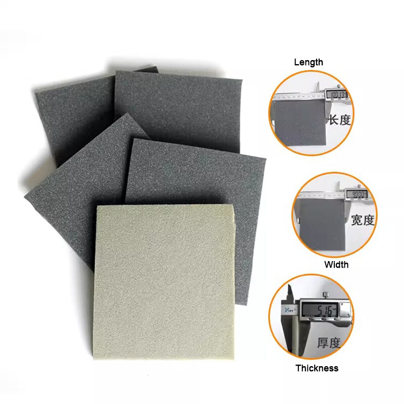 88mmx100mm 300Grit-400Grit Wet and Dry Sponge Sandpaper Sanding Discs Rectangle