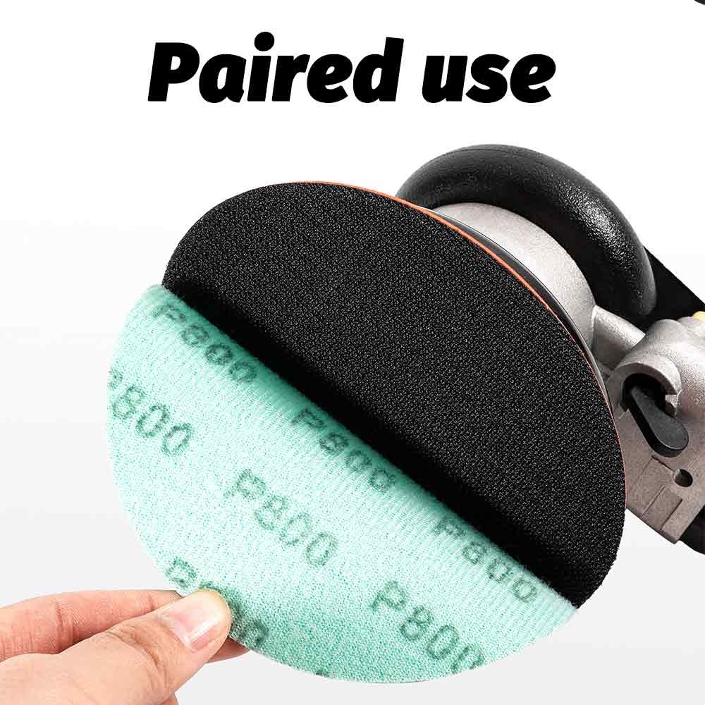 6in Sanding Discs 40-2000 Grit Wet Dry Sandpaper Hook Loop Orbital Sander Paper