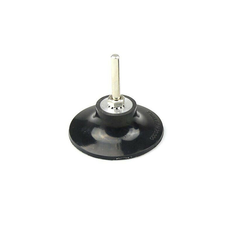 1Piece Optional 1″ 2″ 3″ Back-up Pad for Roloc Sanding Disc 6mm shaft Changeable
