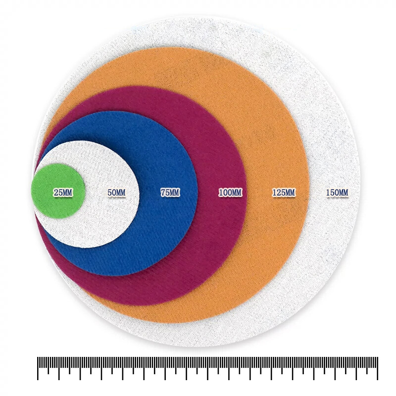 5″ (125mm) Wet And Dry Sanding Discs Flocking Round Sandpaper Pads 60-10000 Grit