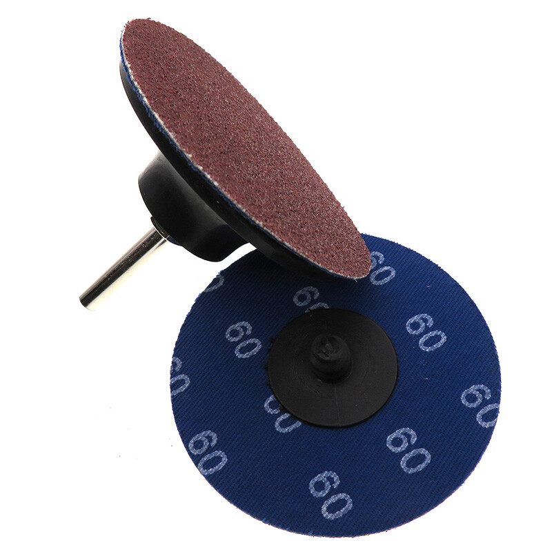 3” 75mm 60/80/100/120/180/240 Grit Type R Sanding Discs Abrasive Roll Lock