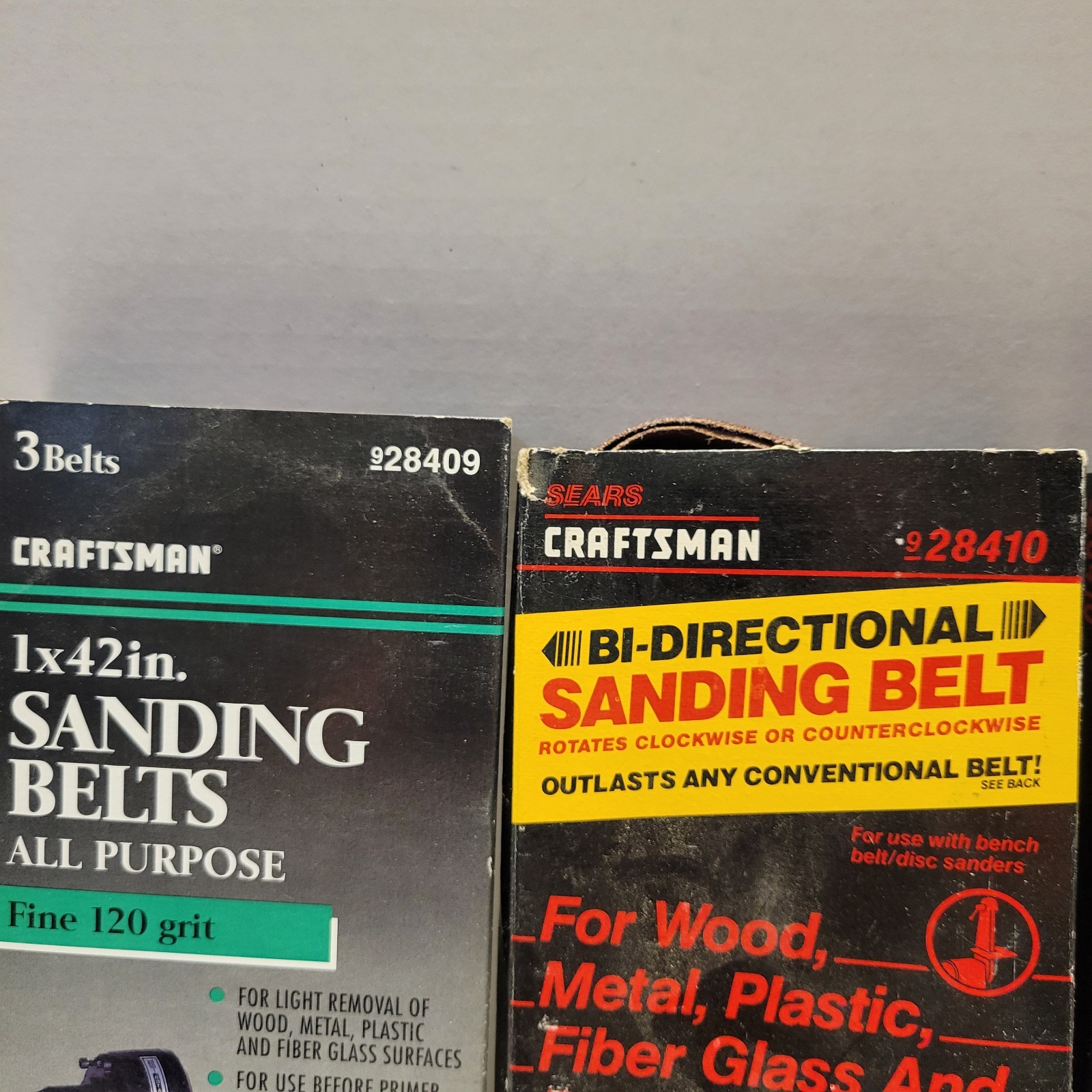 Lot of Craftsman 1 in X 42 in Sanding Belts various grits