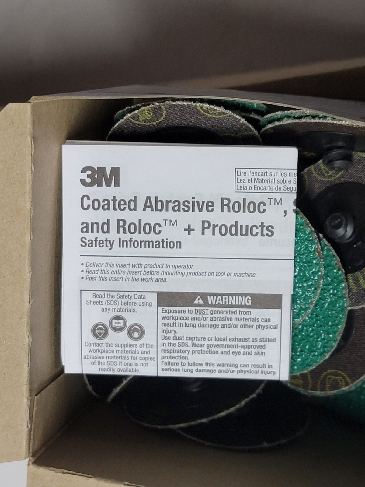 3M 01398 Green Corps Roloc Grinding Discs 2″ 24YF, 25 discs per box FREE SHIP