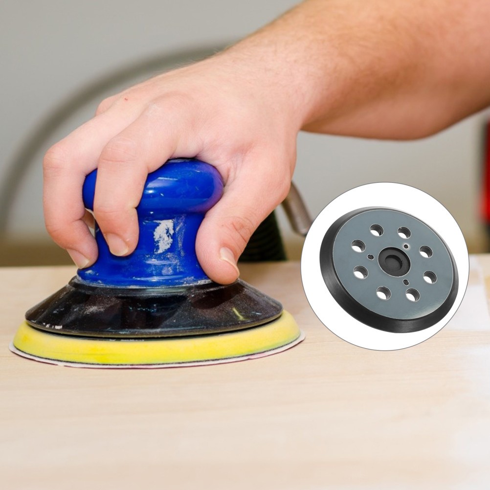 Multi Colored Aluminum Hook Loop 8 Hole Sander Backing Pad for Sanding