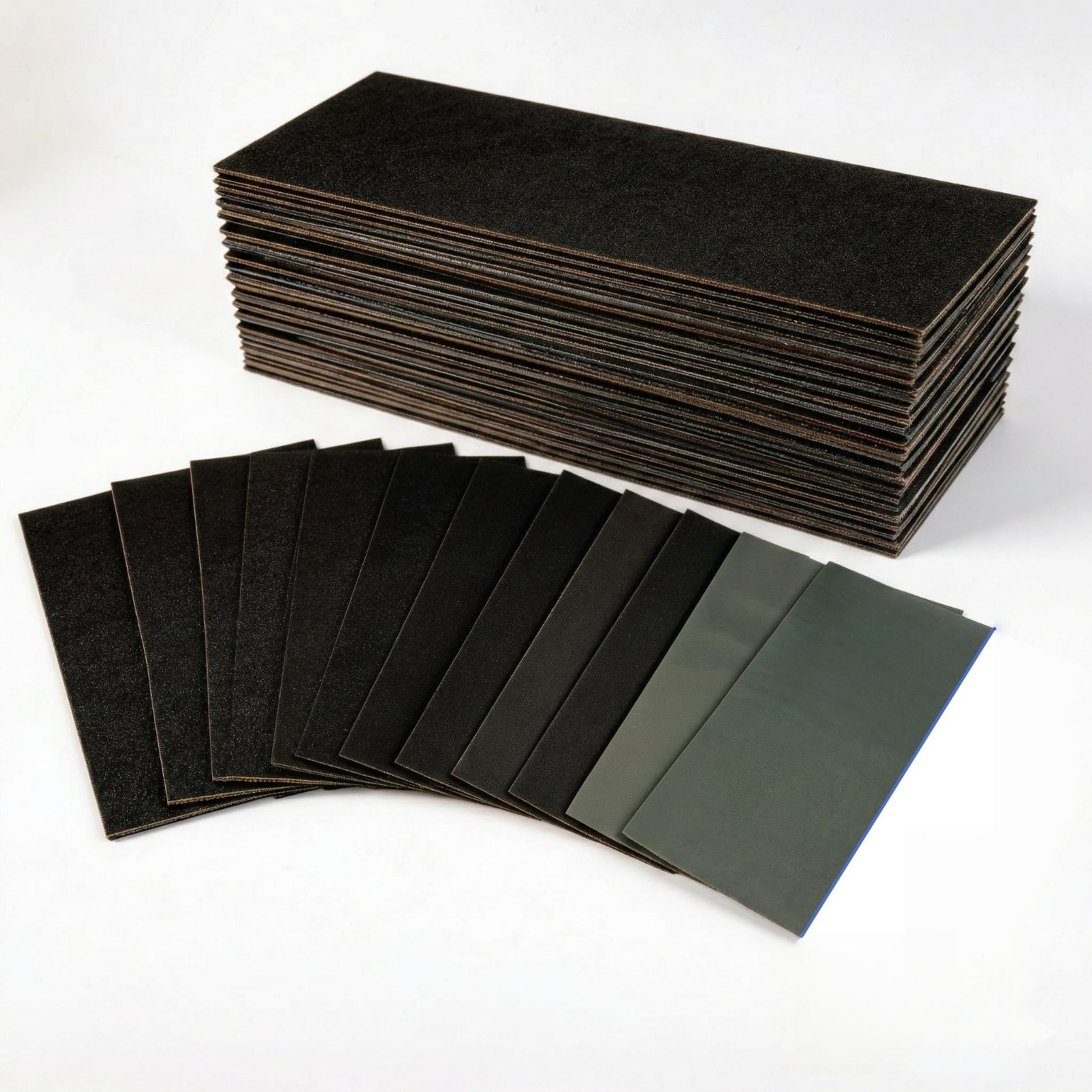 110 PCS Assorted Grit Sandpaper Sheets 120-3000, Wet Dry Kit for Wood, Metal, Au