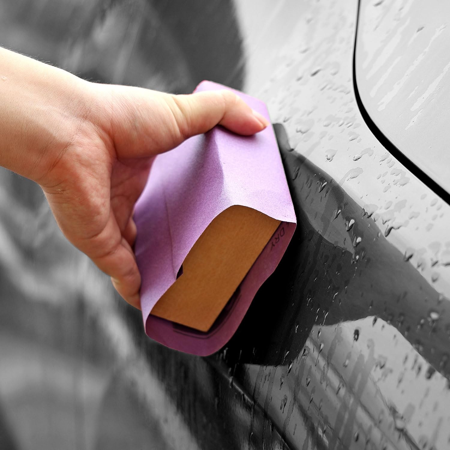 25 Pcs 9×11 Inch 80 Grit Sand Paper Wet Dry Sandpaper for Wood Metal Automotive