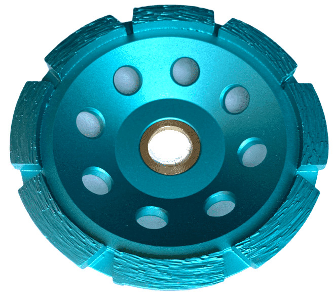4 In Concrete Grinding Cup Wheel and Masonry Blocks Single Row 5/8 Arbor