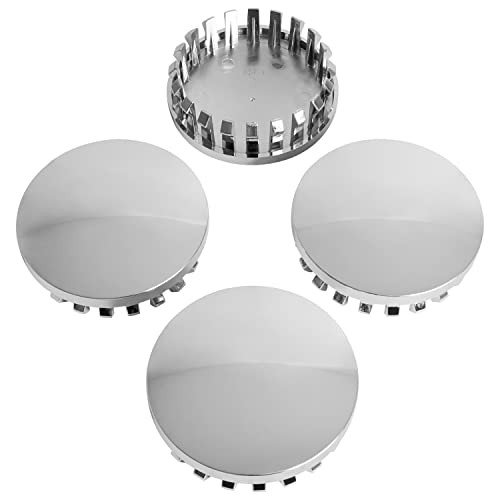 3.25Inch 83MM Wheel Center Caps, Pack of 4 Outer 83MM , Inner 73MM Chrome