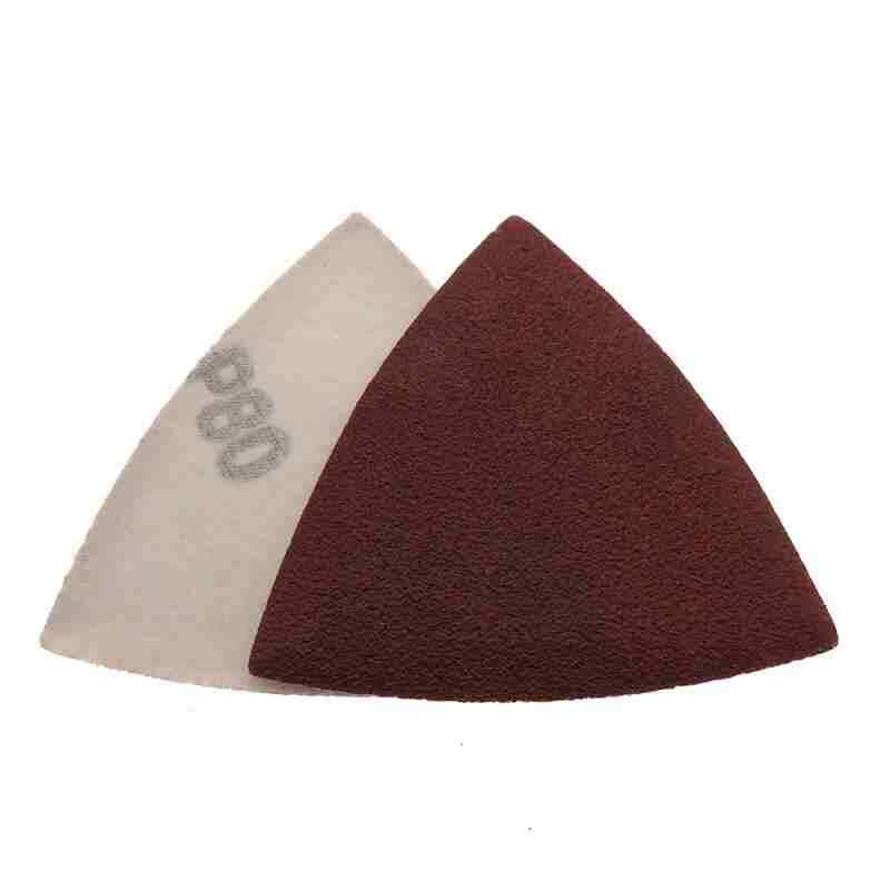 Sanding Sheets Hook & Loop Mouse Sanding Pads Sander Paper Triangle 80mm Discs