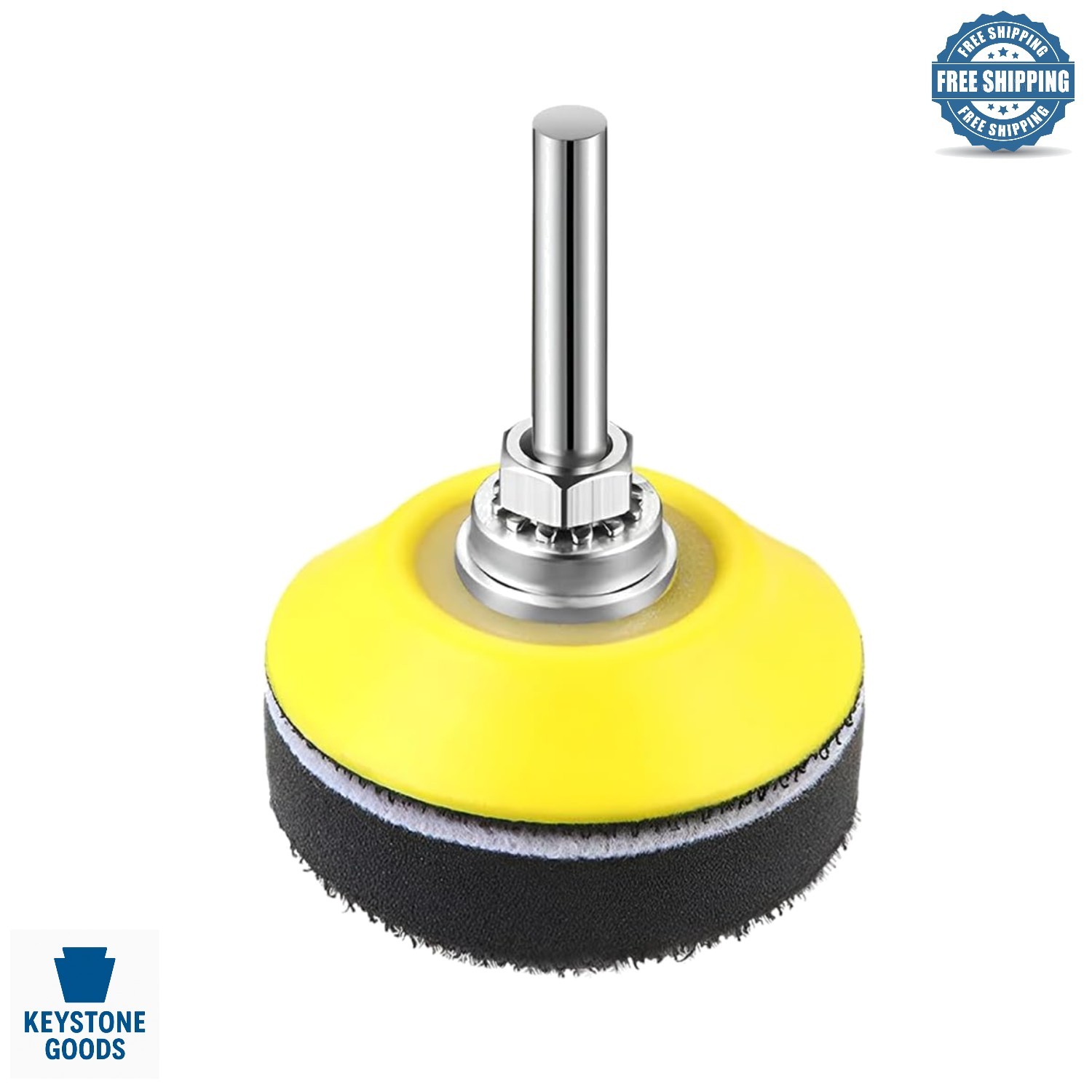 2-Piece 3-Inch Buffing & Polishing Discs for Drills & Grinders