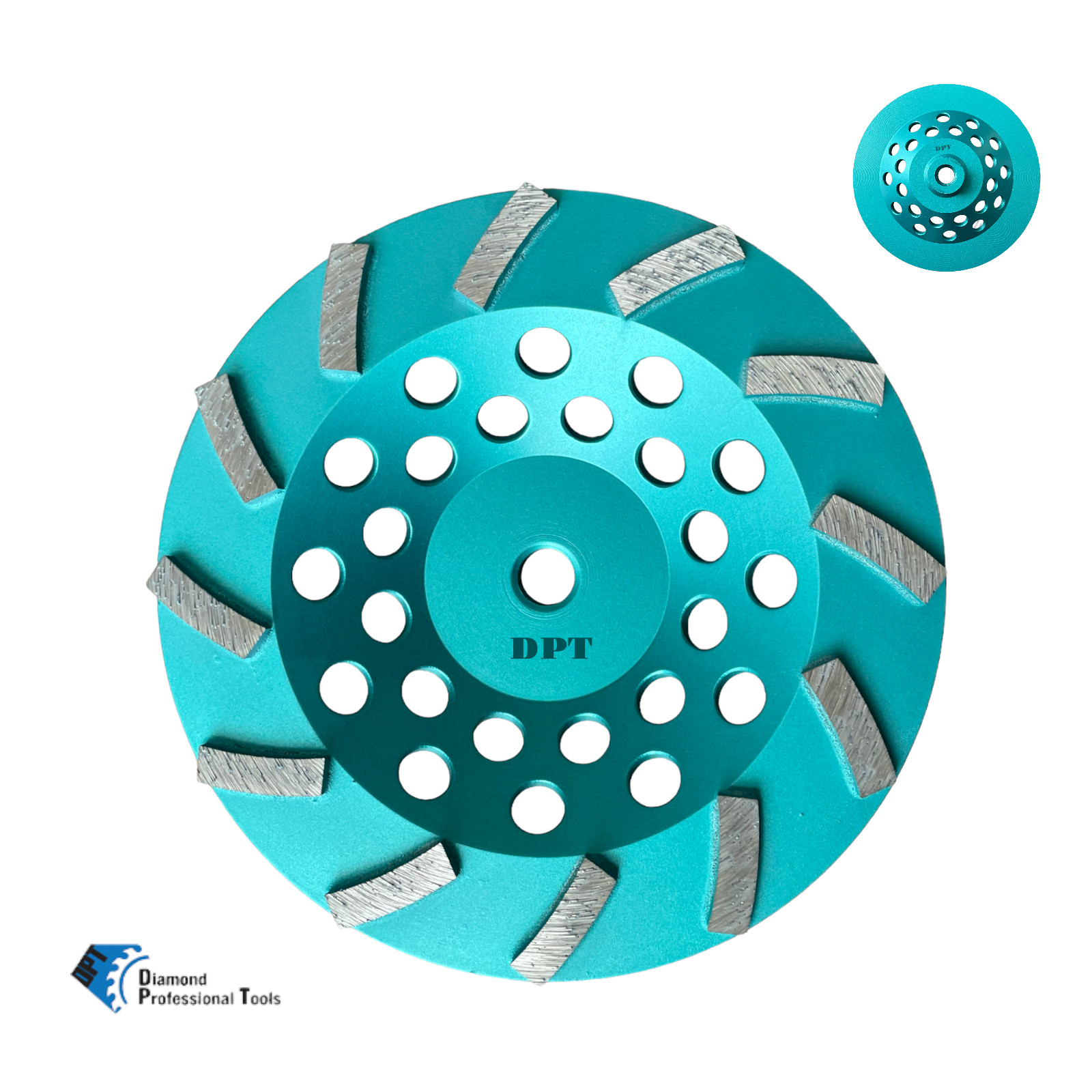 3-Pack 7″ Diamond Cup Wheel Grinding Concrete Masonry 12 Segment 5/8″-11 Thread