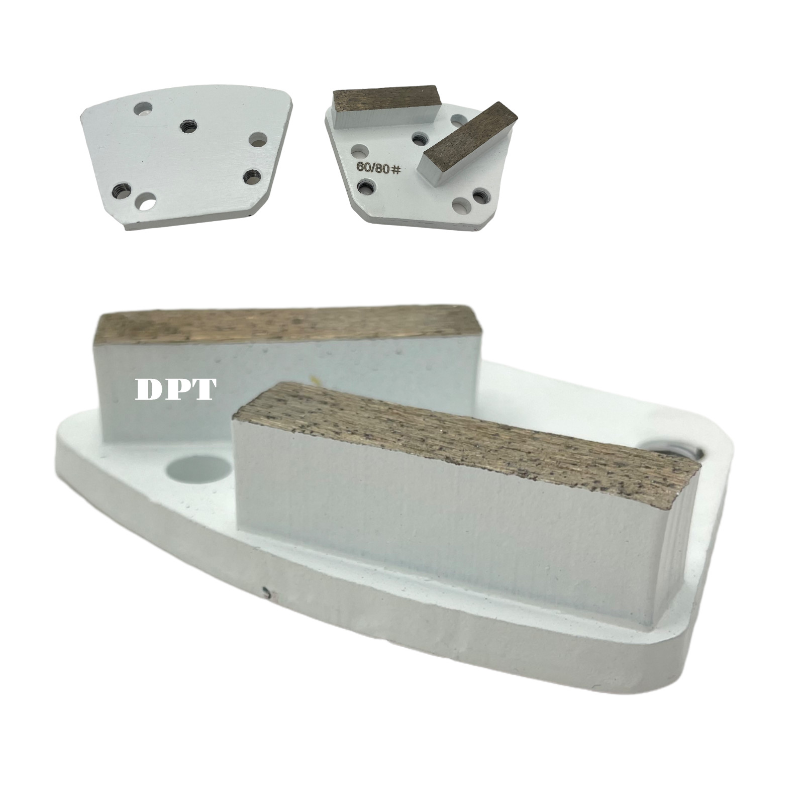 6 Pack Bolt on Diamond Grinding Discs for Floor Grinders Hard Concrete Surface