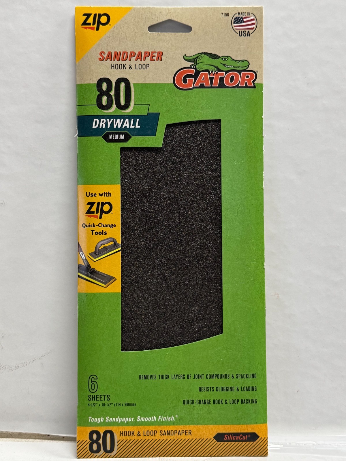 10 Variations of Gator Sandpaper, Zip Sanding Mesh Hook & Loop, Screen Clamp On