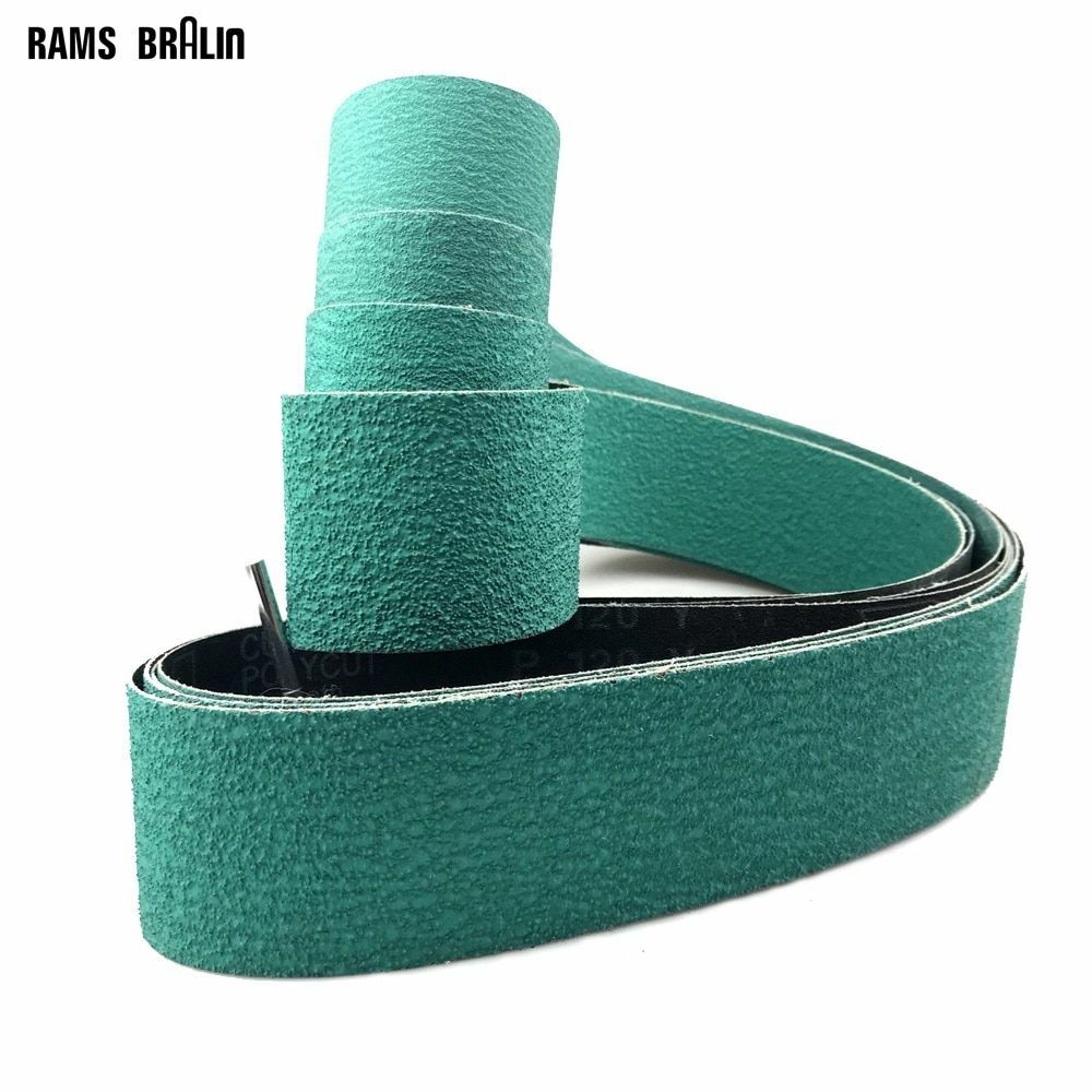 Zirconia Alumina 577F Abrasive Sanding Belts Knife Metal 4 pieces 2000*75 mm
