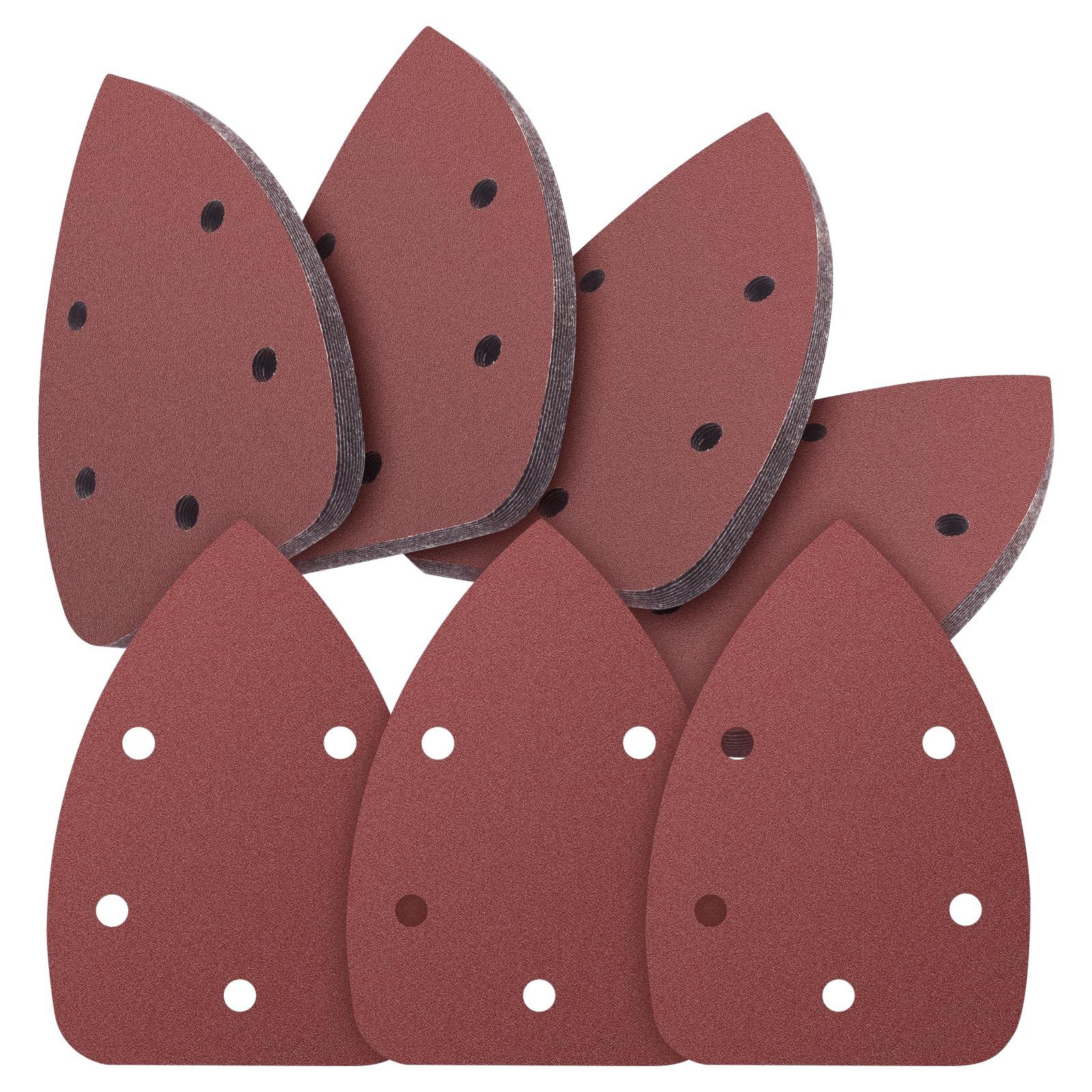 Mouse Detail Sander Sandpaper 50PCS 40 Grit 140mm x 90mm 5 Holes – For Sanding