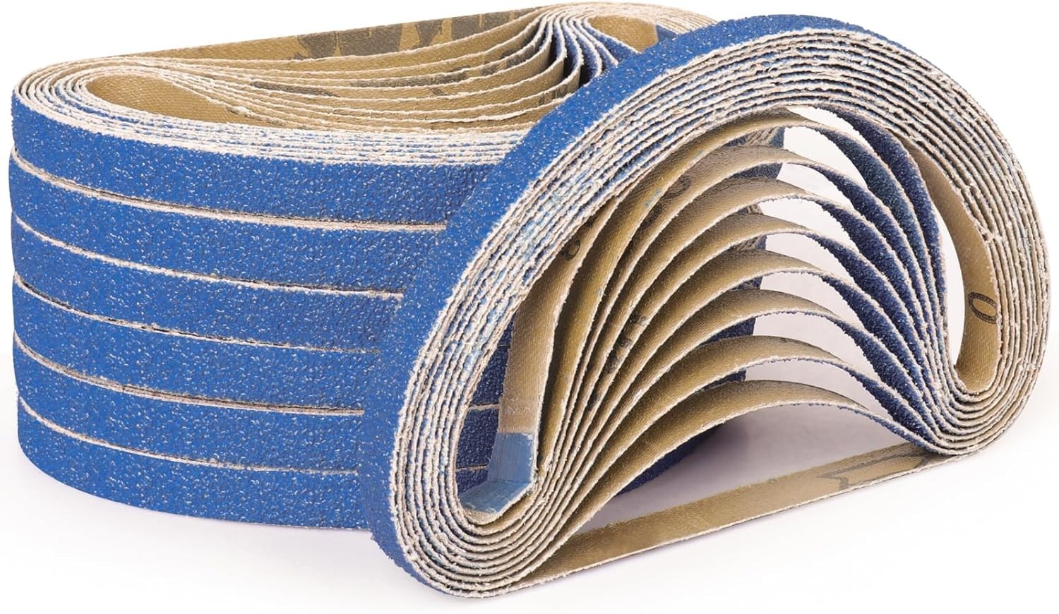 36-Piece 1/2 X 18 Inch 40 Grit Zirconia Sanding Belts, Heavy Duty Long-Lasting M